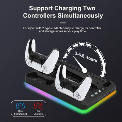 🎮Charging Base Cooling Bracket for Dual PS 5 Controller🔥Free shipping