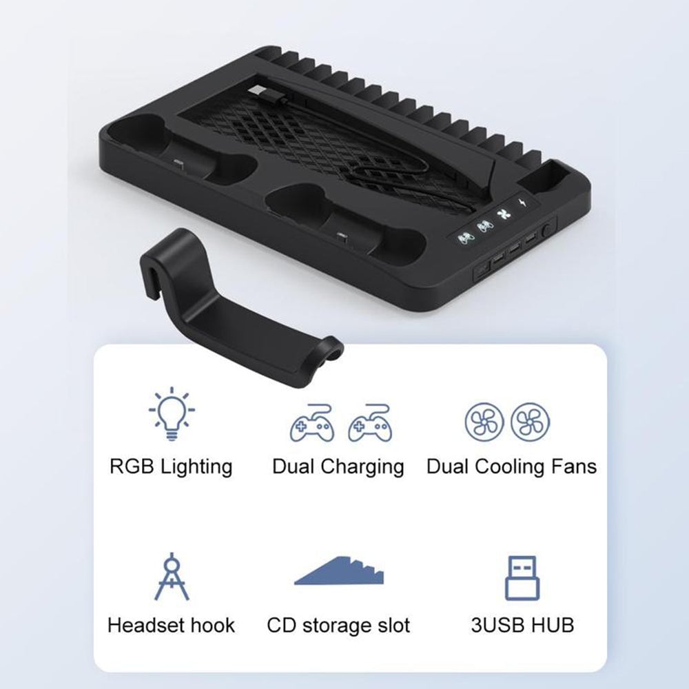 🎮Charging Base Cooling Bracket for Dual PS 5 Controller🔥Free shipping