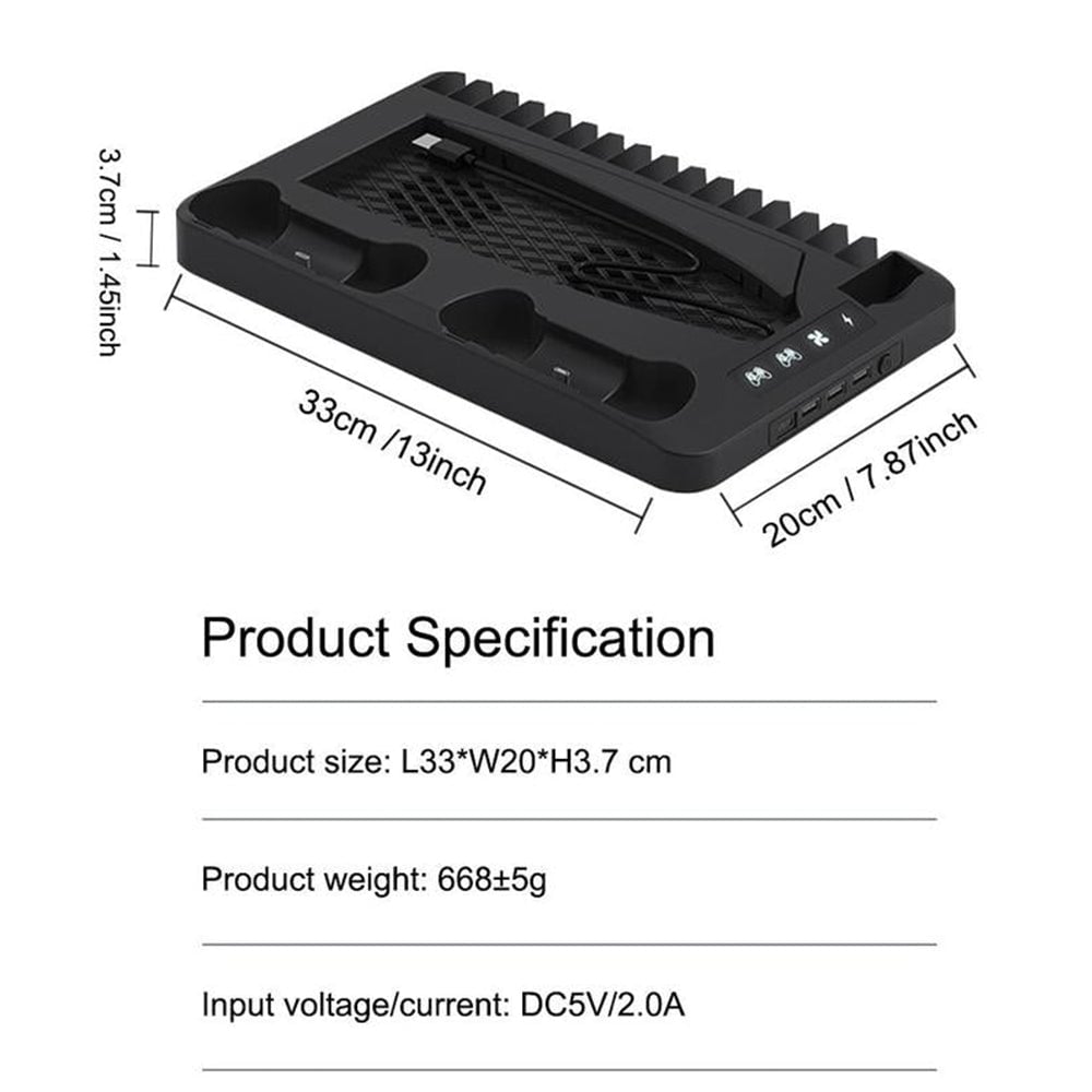 🎮Charging Base Cooling Bracket for Dual PS 5 Controller🔥Free shipping