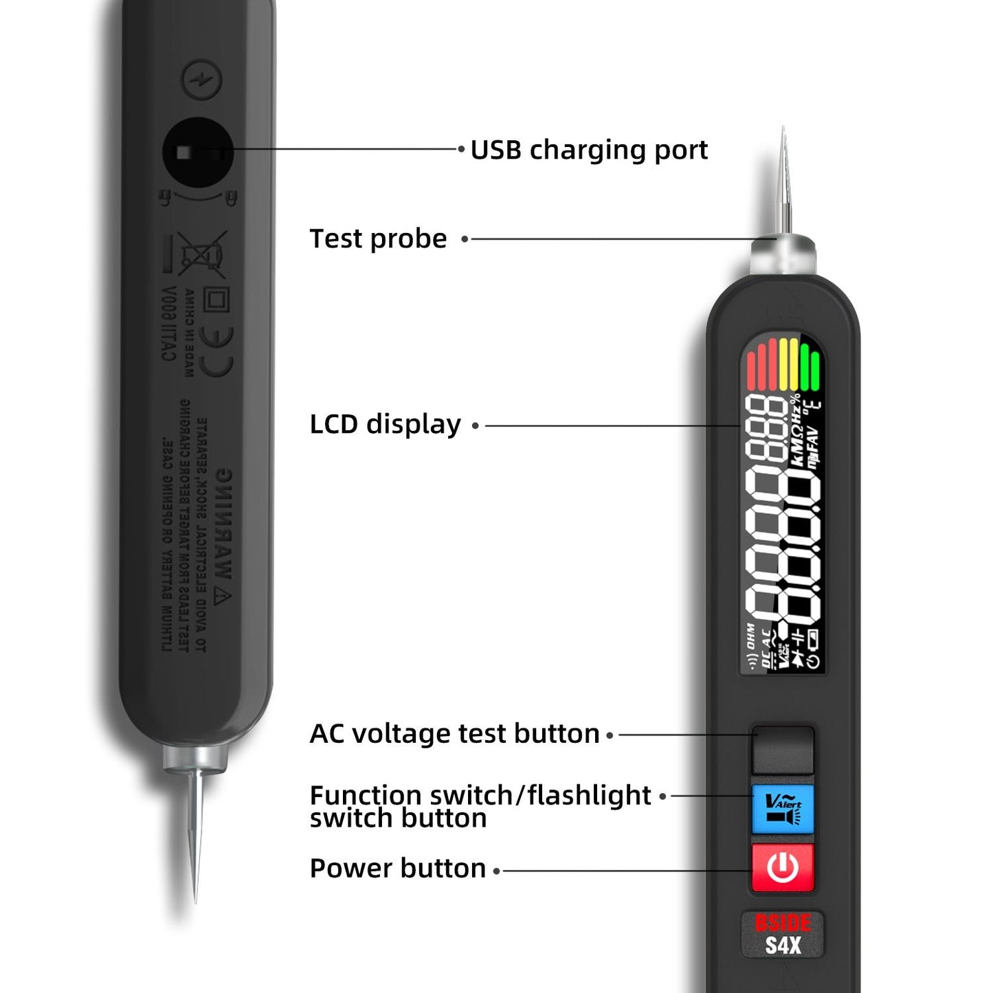 🧰Smart Digital Multimeter Rechargeable Voltage Tester Pen🖊️