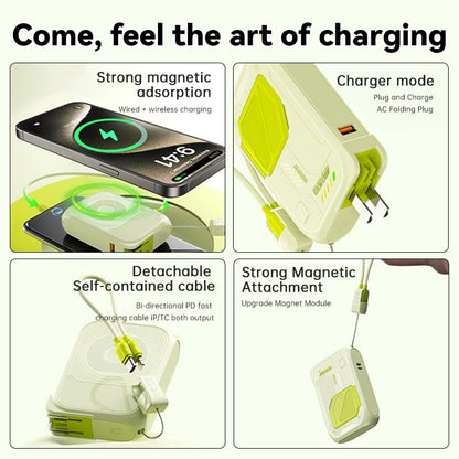 ⚡Multi-Functional 10000mAh Portable Wireless+Wired Charging Power Bank