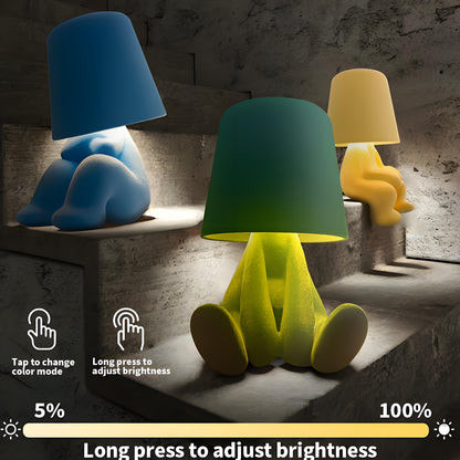 🔥🔥50% off during Christmas🔥🔥 Bedside touch control table lamp colorful velvet