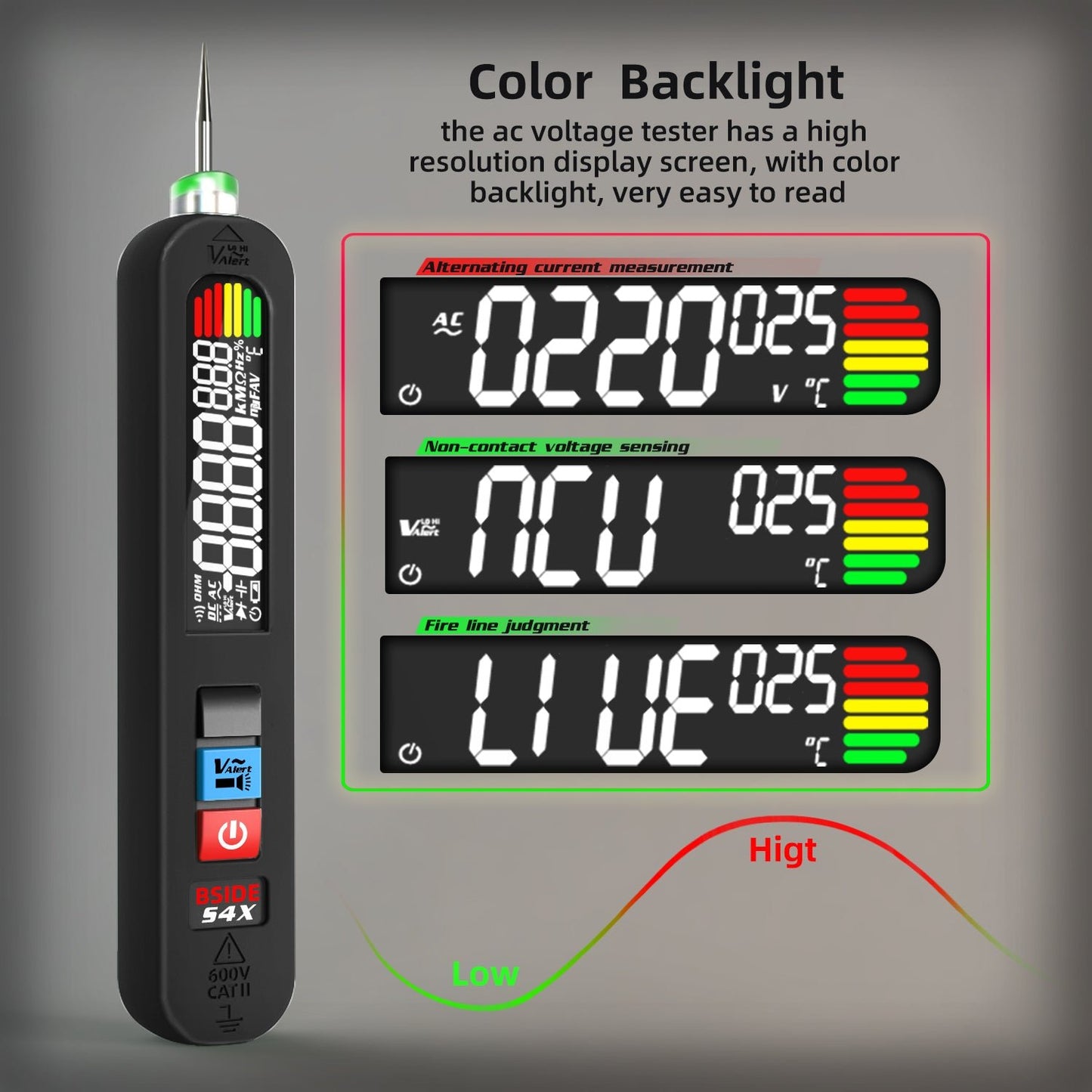 🧰Smart Digital Multimeter Rechargeable Voltage Tester Pen🖊️